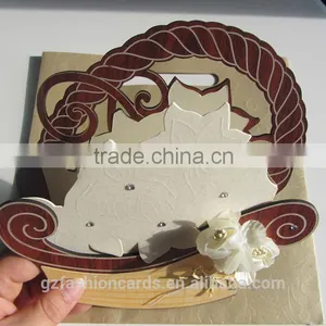 Exquisite Classical European Style Wooden Wedding Invitation thumbnail-6
