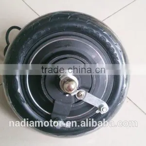 8 Inch Brushless Gearless Electric Scooter Motor Hub Motor Brushless Hub Motor Gearless Hub With Braking Device thumbnail-3