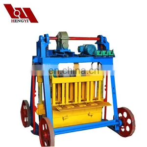 Hot Sale Brick Press MachineHYQT4-45/used Block Machine for Sale/small Clay Brick Making Machine thumbnail-2