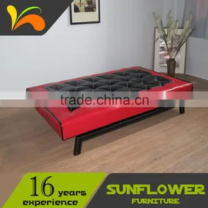 Latest Design Black& Red Leather Office Chair / Folding Sofa Bed thumbnail-3