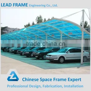 Hot Sale Steel Structure Design for Car Parking Canopy thumbnail-2