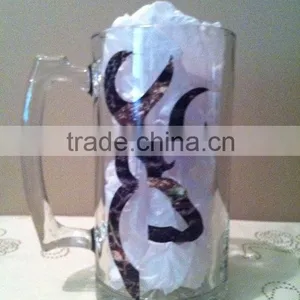 Large Printing Beer Glass Mug thumbnail-1