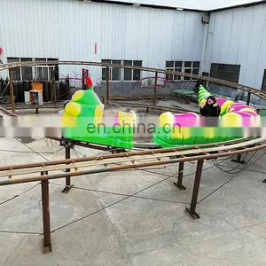 Professional Factory Mini Wacky Worm Roller Coaster for Sale Indoor Kids Roller Coaster Wheels thumbnail-4
