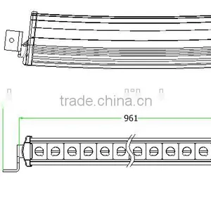 Auto Led Boat Lights 30W Slim 6000K ac Waterproof Led Light Bar From China Factory thumbnail-5