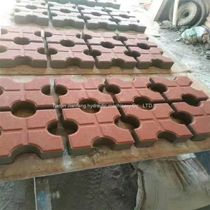 Middle Type Fully-automatic Multi-functional Interlock Brick Machine JF-QT10-15 thumbnail-2