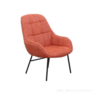 Fabric Sofa Chair Metal Low Legs With Armrests DS-07 thumbnail-1