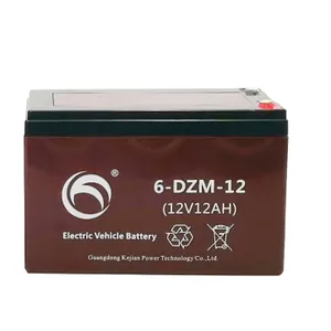 High Performance 6-DZM-12 12V12AH 4PCS Per Carton 48v Moped Sealed AGM Electric Vehicle Bikes Lead Acid Battery VRLA Gel Battery thumbnail-1
