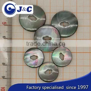 Natural Black Lip Shell Button for Shirt thumbnail-2