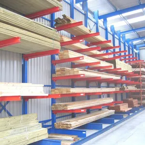 Warehouse Rack Cantilever Racking Systems Metal Storages Rack Heavy Duty Cantilever Racks for Sale thumbnail-3