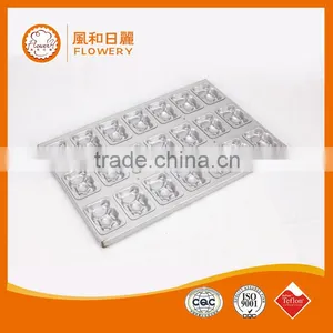 Round Customized FDA,LFGB,SGS Certification Non-stick Teflon Coating Aluminum Flat Baking Bar Cake Tray thumbnail-6