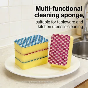 Non-Scratch Multi-Purpose Cleaning Sponges for Kitchen Clean thumbnail-2