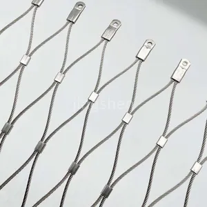 SS304 & 316 High Strength Stainless Steel Wire Rope Mesh for Goods thumbnail-2