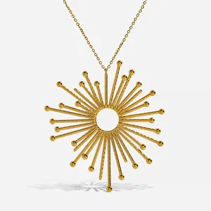 Industrial Grade 316L Stainless Steel Necklace CNC Precision for Longevity thumbnail-1