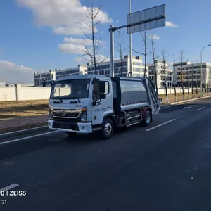 ZTY5080， Compressed Garbage Truck, Automatic Unloading, thumbnail-1