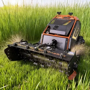 18Kw EPA Gasoline Engine Cordless Industrial RC Flail Mower 10~165mm Adjustable Cutting Height Vigorun Forest Mulcher thumbnail-2