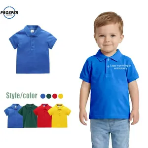 School Uniforms High Quality School Clothing for Kids Cotton School Wear Polo T-shirt High-end Customized Uniforms Logo Printing Embroidery thumbnail-4