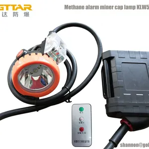 KLW6LM(A) Methane Alarm LED Miner’s Cap Lamp 6Ah Li-ion 15h Runtime Coal Mine Safety Light thumbnail-1