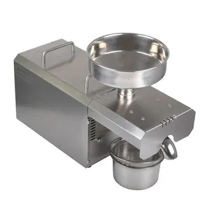 MO-Qdmdch Commercial Home Oil Press Machine GW022 304 SS 1.5KW Cold Hot Automatic Peanut Sesame Seed Nut Oil Extractor Maker thumbnail-2