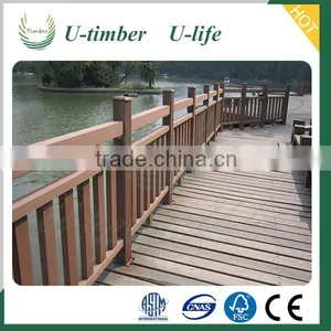 World Wide Known Wood Plastic Composite WPC Railing thumbnail-4
