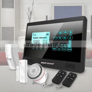 GSM Wireless Home Burglar Alarm Security System Remote Control PIR Door Sensor thumbnail-1