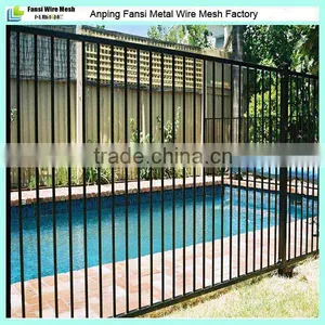 Powder Coated Flat Top Pool Fence thumbnail-1