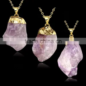 Popular Colorful Natural Crystal Necklace thumbnail-6