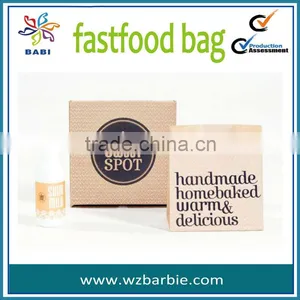 Fastfood Kraft Paper Bag thumbnail-1