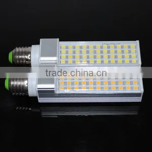 1Pcs 11W SMD 5050 E27 LED Lamp AC 110V - 220V Horizontal Plug Light, 44LEDs, Aluminum Body LED Corn Bulb 5050SMD Chandelier thumbnail-4