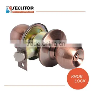 Keyless Bath Bathroom Door Tubular Knob Lock thumbnail-2