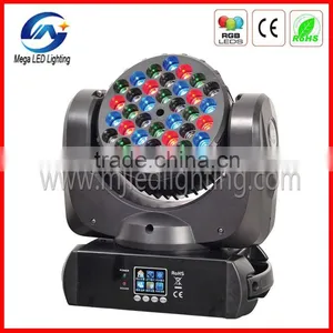 36 x 3w Cree RGBW Moving Head LED Beam Lighting and Sound thumbnail-1