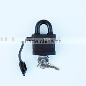 Laminated Iron Padlock in Rubber thumbnail-1