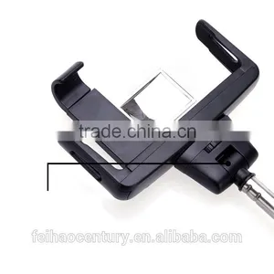 2015 Wholesale Fashion Fodable Pocket Cable Monopod Bluetooth Selfie Stick With Mirror thumbnail-6
