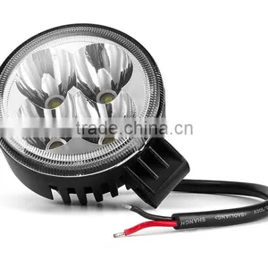 High Brightness 12v 24v 3.2 Inch Auto Waterproof Led Work Light 12w thumbnail-2