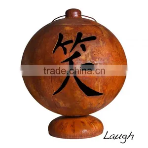 Metal Sphere Fire Pit Ball thumbnail-1