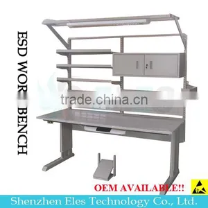 ESD Furniture Steel Workbench With Wheels thumbnail-2