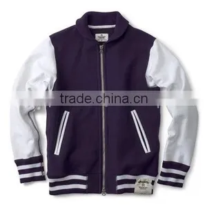 Cotton Fleece Varsity Jacket,custom Cotton Fleece Varsity Jacket,fashion Cotton Fleece Varsity Jacket thumbnail-1
