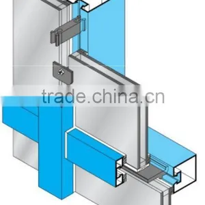 Panel Curtain Wall (aluminium and Glass),structural Glass Curtain Walls thumbnail-5