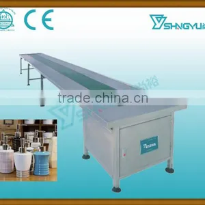 Durable Factory Supply Professional Industrial Stainless Steel Nylon Belt Conveyor Table thumbnail-1