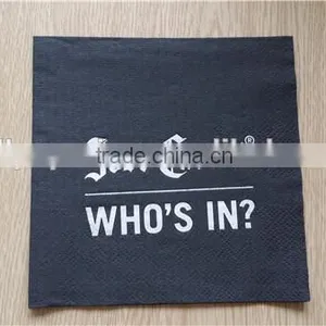 100% Virgin Wood Pulp Dyeing Napkins Logo Printed thumbnail-3