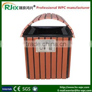 Wood Plastic Composites Material Dustbin thumbnail-2