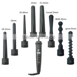 Factory OEM Professional LCD Display Digital Hair Wand Curling Iron thumbnail-3