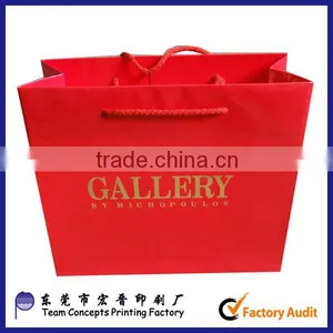 Cheap Hot Stamping Paper Shopping Bag thumbnail-1