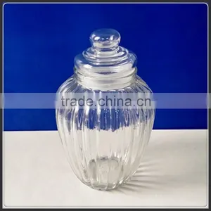 650ml Glass Cookie Jars With Glass Lids thumbnail-3