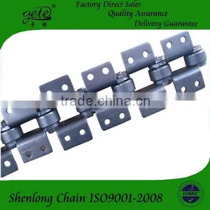 Double Pitch Conveyor Chain C2082H With K2 Attachments One Side thumbnail-3
