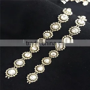 Hot Heart Shape Rhinestone Mesh Plastic Rhinestone Trimming Garment Accessories thumbnail-1