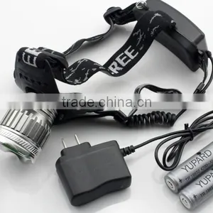 700 Lumens Aluminum Rechargeable XML T6 LED Headlamp thumbnail-2