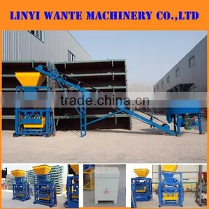 China Famous Brand Factory Price Concrete Block Molding Machine,Simple Hollow Block Making Machine Line QT40-1 thumbnail-2