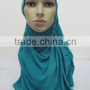 H293 Latest Muslim Hijab With Buttons,muslim Scarf thumbnail-2