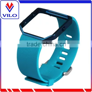 For Fitbit Blaze Bands With Metal Frame,For Fitbit Blaze Silicone Band,For Fitbit Blaze Strap With Frame thumbnail-1