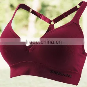 Low Price Hot Sex Women's Sport Bra no Trace no Rims,gym Bra thumbnail-1
